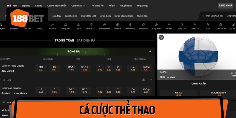 Cá cược thể thao - niềm đam mê không giới hạn