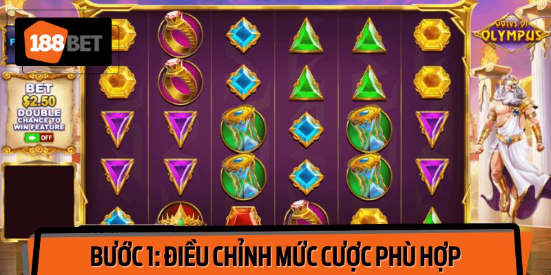 Thiết lập mức cược hợp lý trong game nổ hũ Olympus là bước đầu tiên để thành công.